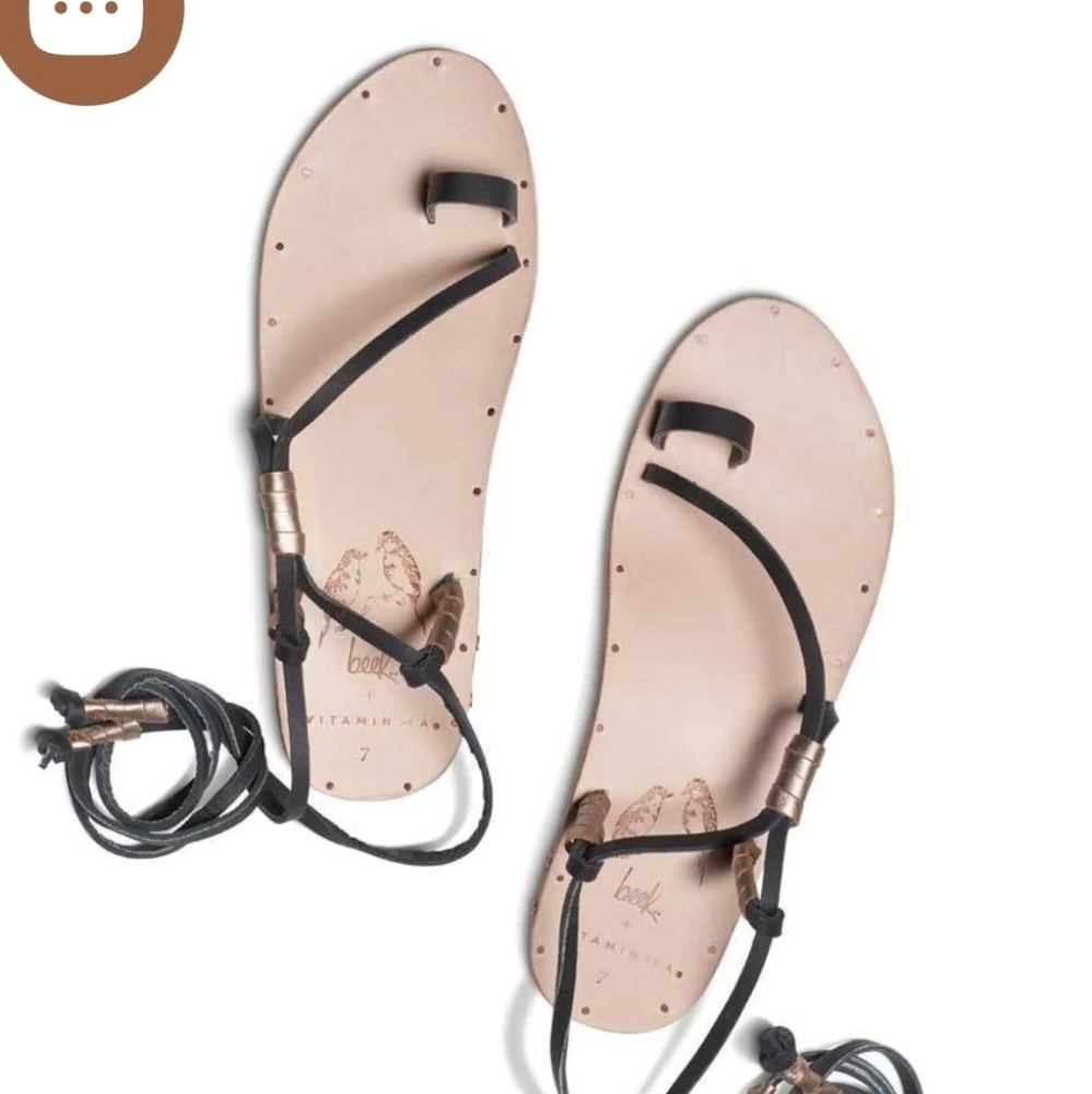 beek + Vitamin A BLUEBIRD Gladiator Sandals